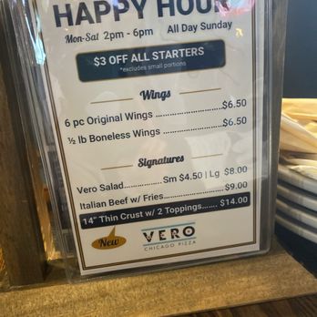 Vero Chicago Pizza - All Day Happy Hour! - Pizza Near Me - Chandler, Arizona Vero Chicago Pizza - All Day Happy Hour! - Pizza Near Me - Chandler, Arizona
