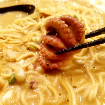 Abiko Curry - cream curry pasta w/seafood (shrimp & squid) - Japanese Curry Near Me - New York, New York Abiko Curry - cream curry pasta w/seafood (shrimp & squid) - Japanese Curry Near Me - New York, New York