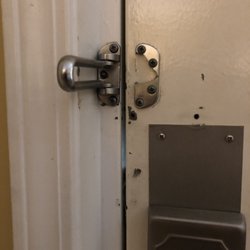 Lakeshore Inn Restaurant - Broken Door Security Latch