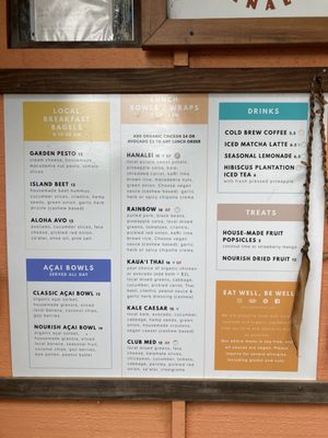 Menu photo 4 Nourish Hanalei Hanalei, HI Menu photo 4 Nourish Hanalei Hanalei, HI