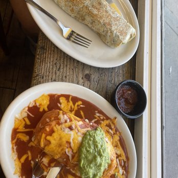 El Tarasco - Junior Super Deluxe Burrito and Al Pastor burrito - Mexican Near Me - Manhattan Beach, California
