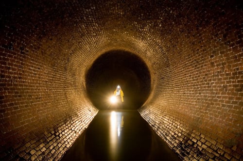 Slide of Akon Sewer and Drain