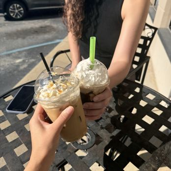 Baker's Sweets Bistro & Bakery - Iced Caramel Macchiato - 16oz Iced - Bakeries Near Me - Sumter, South Carolina
