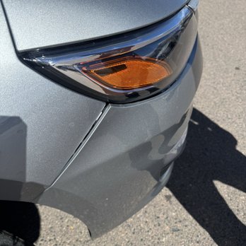 NÜ Car Rentals - Bumper barely hanging on - Car Rental Near Me - Denver, Colorado NÜ Car Rentals - Bumper barely hanging on - Car Rental Near Me - Denver, Colorado