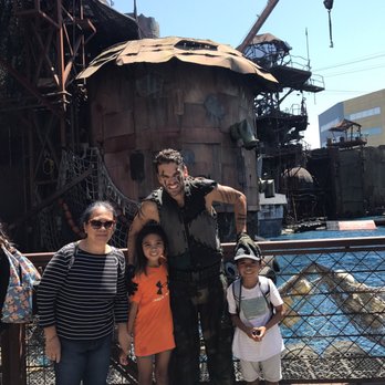 WaterWorld - Some of the cast from different show/series ( walking dead, assassin creed) - Amusement Parks Near Me - Universal City, California WaterWorld - Some of the cast from different show/series ( walking dead, assassin creed) - Amusement Parks Near Me - Universal City, California