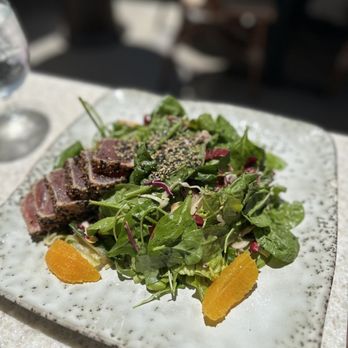 Poseidon On The Beach - Yellowfin Tuna Entree - Seafood Near Me - Del Mar, California