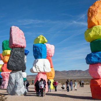 Seven Magic Mountains - Public Art Near Me - Las Vegas, Nevada