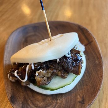 Shinmai Shokudo - Bao Bun with beef - Japanese Near Me - Cary, North Carolina Shinmai Shokudo - Bao Bun with beef - Japanese Near Me - Cary, North Carolina