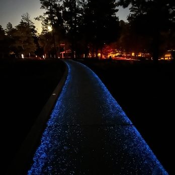 Lowell Observatory - Glow in the dark sidewalk - Observatories Near Me - Flagstaff, Arizona