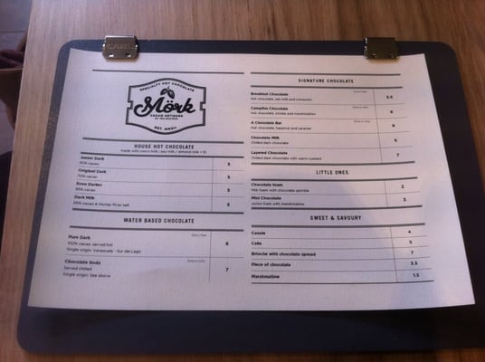 Menu photo 6 Mörk Chocolate Brew House North Melbourne, VIC Menu photo 6 Mörk Chocolate Brew House North Melbourne, VIC