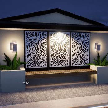 Pacific Breeze Building Solutions - 3D rendering and design of backyard landscape with custom seating benches and accent walls - Landscaping Near Me - Huntington Beach, California Pacific Breeze Building Solutions - 3D rendering and design of backyard landscape with custom seating benches and accent walls - Landscaping Near Me - Huntington Beach, California