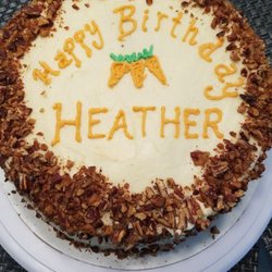 Sweet Cakes By Cynthia - Carrot cake with cream cheese frosting.