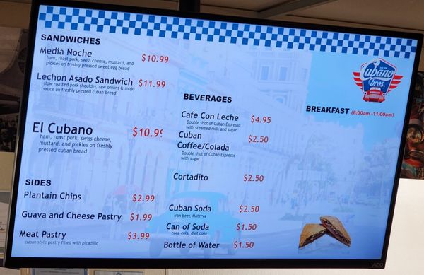 Menu photo 1 Cubano Bros Chicago, IL Menu photo 1 Cubano Bros Chicago, IL