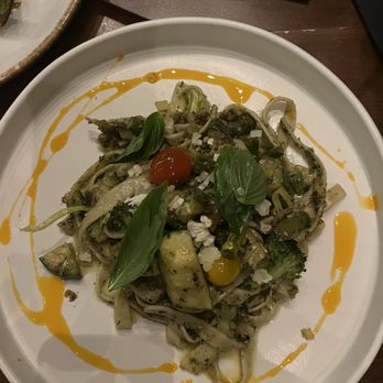 La Gaviota - Pesto pasta - Seafood Near Me - Zihuatanejo, GRO