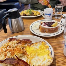 New Thick N Fluffy French Toast Combo, Spicy Poblano Omelette New Thick N Fluffy French Toast Combo, Spicy Poblano Omelette