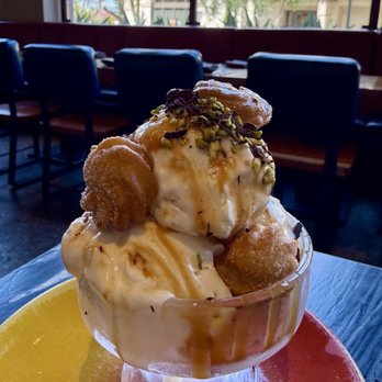 Puesto Santa Clara - Churro Sundae - Mexican Near Me - Santa Clara, California Puesto Santa Clara - Churro Sundae - Mexican Near Me - Santa Clara, California