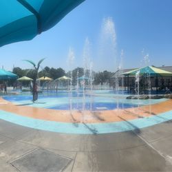Old Town Splash Park - Another pano view of the splash pad, from the other aide