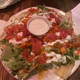 Buffalo chicken nachos Buffalo chicken nachos
