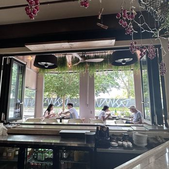 Yalda - Atlanta - The view of the covered patio from the bar - Middle Eastern Near Me - Atlanta, Georgia Yalda - Atlanta - The view of the covered patio from the bar - Middle Eastern Near Me - Atlanta, Georgia