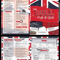 The Bull Pub and Grill - The Bull Pub and Grill Menu