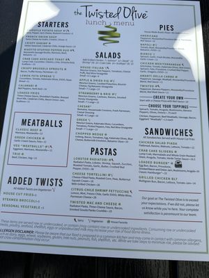 Menu photo 7 The Twisted Olive North Canton, OH