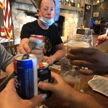 Cracker Barrel Old Country Store - Enjoying some adult beverages with our pancakes - Breakfast & Brunch Near Me - Tinley Park, Illinois