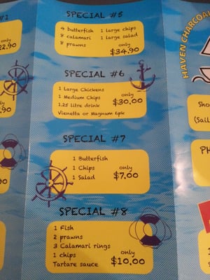 Menu photo 1 Marina Chicken & Seafood North Haven, SA