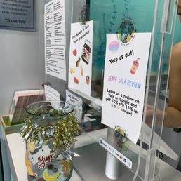 Counter view