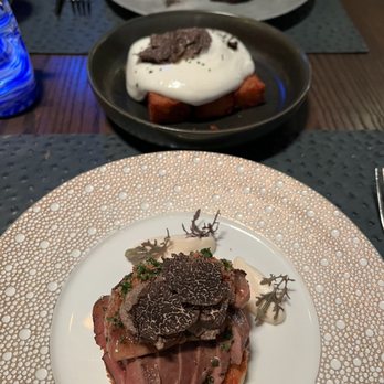 Garrison - Duck, Tater Tots and ribeye - New American Near Me - Austin, Texas