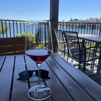 A Hidden Vine - Beautiful lake view from the patio - Cheese Shops Near Me - Mission Viejo, California