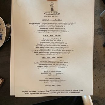 Loupiotte Kitchen - Menu - French Near Me - Los Angeles, California