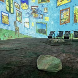 Van Gogh the Immersive Experience - Different types of seating to enjoy experience