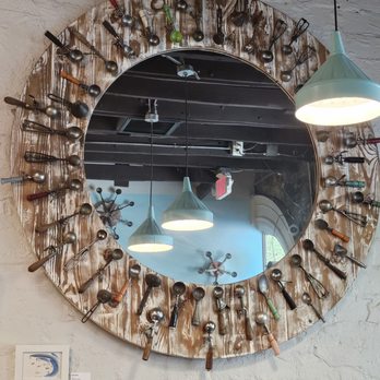 Butter & Cream - Mirror decorated with, ice cream scoopers. - Ice Cream & Frozen Yogurt Near Me - Decatur, Georgia