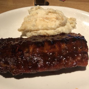 BJ's Restaurant & Brewhouse - Baby Back Pork Ribs (half rack) and White Cheddar Mashed Potatoes - New American Near Me - Columbia, Maryland BJ's Restaurant & Brewhouse - Baby Back Pork Ribs (half rack) and White Cheddar Mashed Potatoes - New American Near Me - Columbia, Maryland