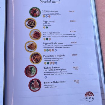 Kisté - Menu - Pizza Near Me - Pisa, PI Kisté - Menu - Pizza Near Me - Pisa, PI