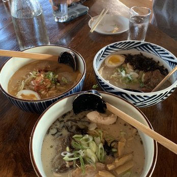 Ramen Wasabi - Original Tonkotsu Ramen (2) and Spicy Roasted Garlic Miso Ramen - Ramen Near Me - Chicago, Illinois Ramen Wasabi - Original Tonkotsu Ramen (2) and Spicy Roasted Garlic Miso Ramen - Ramen Near Me - Chicago, Illinois
