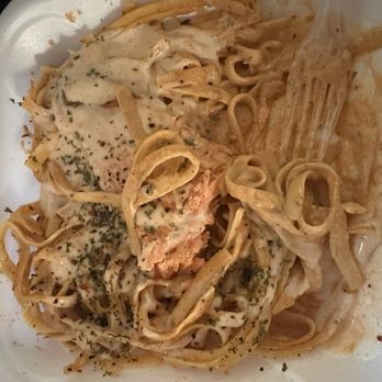 Spanky's Chicken & Seafood Lounge - Cajun Salmon Pasta - Seafood Near Me - Decatur, Georgia