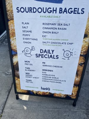 Menu photo 1 Hank's Bagels Burbank, CA Menu photo 1 Hank's Bagels Burbank, CA