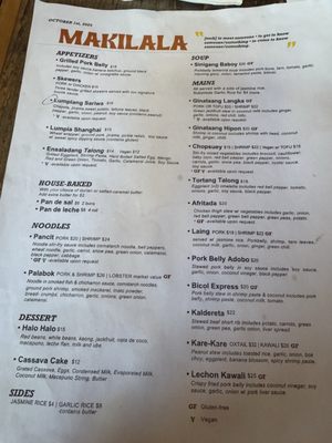 Menu photo 4 Makilala Toronto, ON
