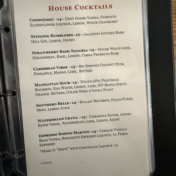 LeoGreta - Cocktail menu - Italian Near Me - Carnegie, Pennsylvania LeoGreta - Cocktail menu - Italian Near Me - Carnegie, Pennsylvania