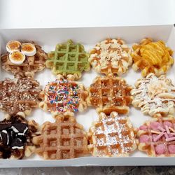 Wonderffle Cafe - Variety of yummy waffles!