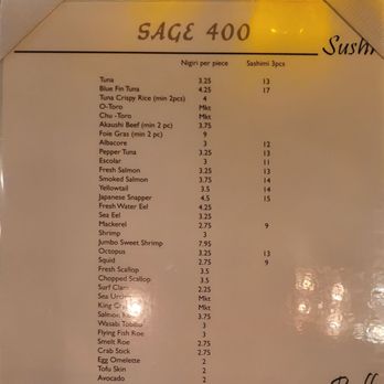 Sage 400 Japanese Cuisine - Menu - Japanese Near Me - Houston, Texas Sage 400 Japanese Cuisine - Menu - Japanese Near Me - Houston, Texas