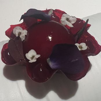 Addison - Berry Beet Tartelette - What a beautiful meal! - New American Near Me - San Diego, California