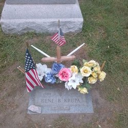 Holy Cross Cemetery & Mausoleum - final resting place of the great jazz drummer Gene Krupa