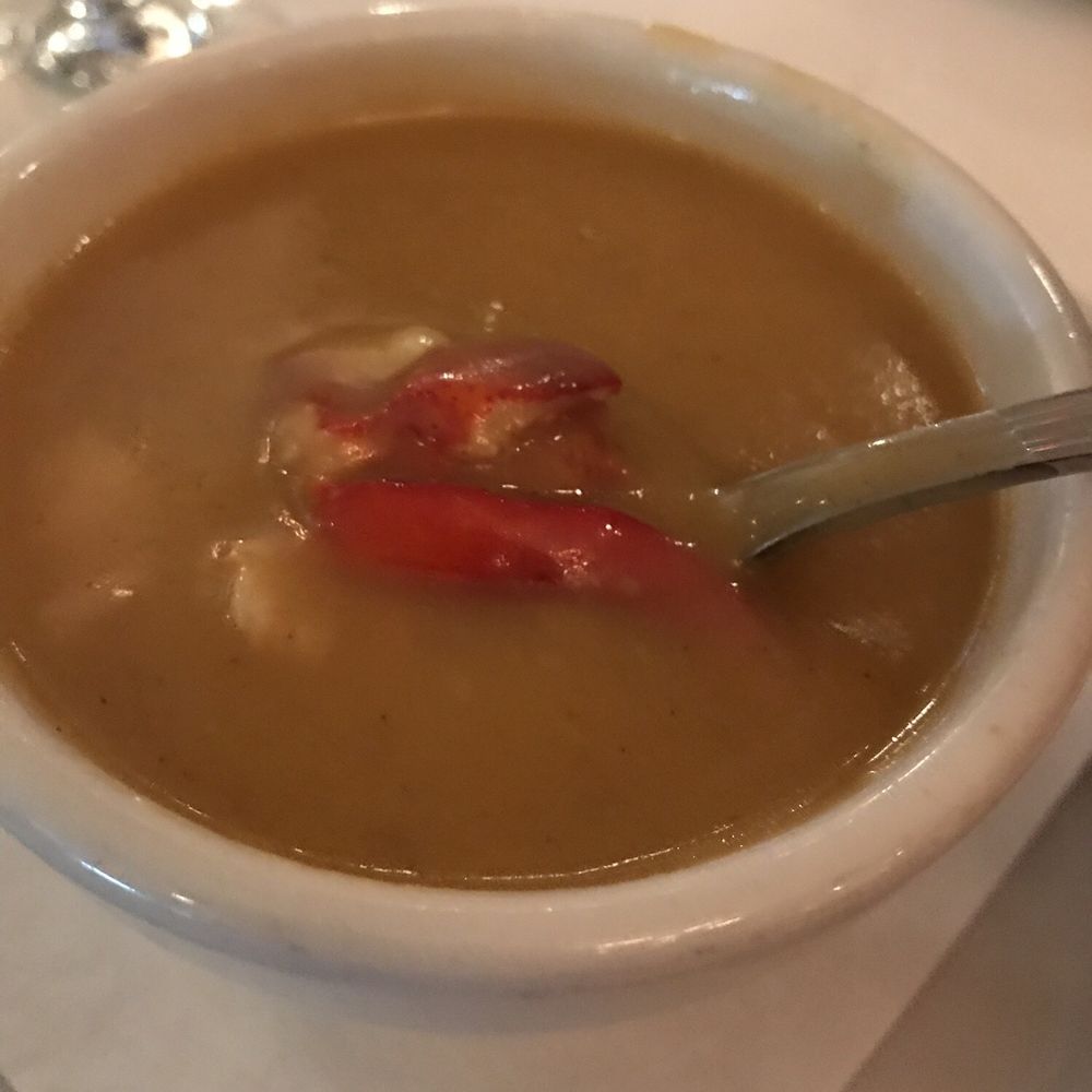 Circles Bistro - Lobster Bisque with lobster in it. - New American Near Me - Tampa, Florida Circles Bistro - Lobster Bisque with lobster in it. - New American Near Me - Tampa, Florida