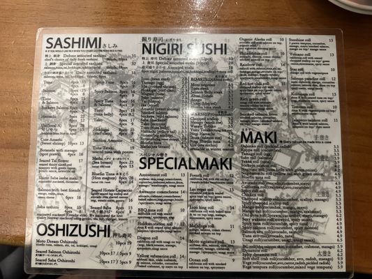 Menu photo 2 Sushimoto Burnaby, BC Menu photo 2 Sushimoto Burnaby, BC