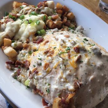 Buttermilk - Stuffed biscuit with farmhouse potatoes. $12.99 - Coffee & Tea Near Me - Geneva, Illinois Buttermilk - Stuffed biscuit with farmhouse potatoes. $12.99 - Coffee & Tea Near Me - Geneva, Illinois