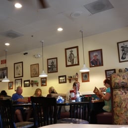 First time here, haw a Zeke's atmosphere, right down to the John Wayne stuff on the wall. Waiting for our food, so far, friendly service First time here, haw a Zeke's atmosphere, right down to the John Wayne stuff on the wall. Waiting for our food, so far, friendly service