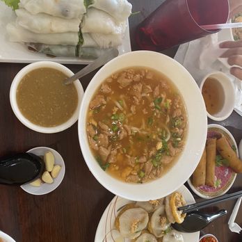 Dong Ba Hue Restaurant - Eggrolls, ban it, pork in rice rolls (banh uot), banh canh tom cua - Vietnamese Near Me - Houston, Texas