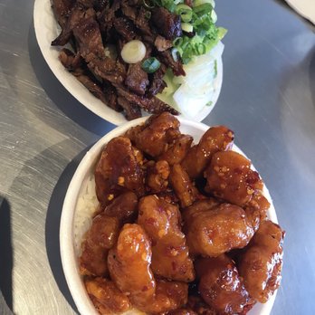 Tikiyaki - Small beef and regular volcanic chicken - Fast Food Near Me - Orange, California Tikiyaki - Small beef and regular volcanic chicken - Fast Food Near Me - Orange, California